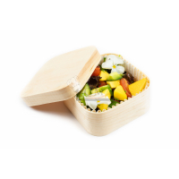 Wood box de salade exotique 